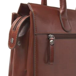 Castelijn & Beerens Gaucho Ellen Laptop Shoulderbag 15.6'' Cognac -Ospre Koffers Winkel image 12579