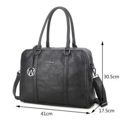 Wimona Luciana-One School/Werktas Black -Ospre Koffers Winkel image 12602