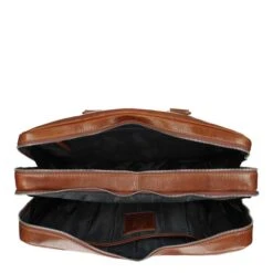 Leonhard Heyden Cambridge Briefcase L Cognac 7 Leonhard Heyden Cambridge Briefcase L Cognac -Ospre Koffers Winkel image 12606
