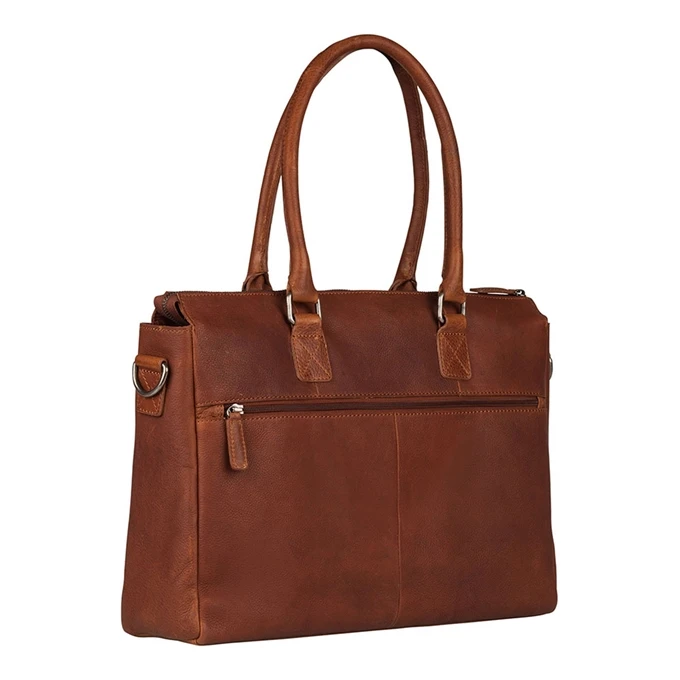 Burkely Antique Avery Laptopbag 15.6" Cognac 7 Burkely Antique Avery Laptopbag 15.6" Cognac - Afbeelding 7