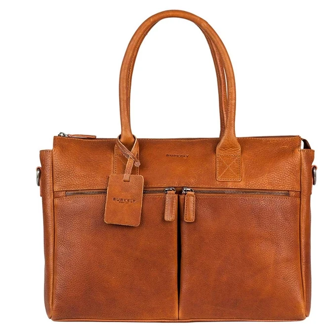 Burkely Antique Avery Laptopbag 15.6" Cognac 10 Burkely Antique Avery Laptopbag 15.6" Cognac - Afbeelding 10