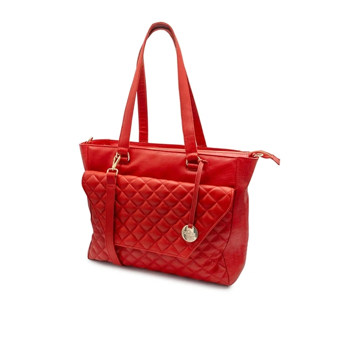 MÔSZ Denise Workbag 15,6" Quilted Red 4 MÔSZ Denise Workbag 15,6" Quilted Red - Afbeelding 4