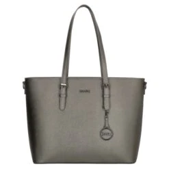 Charm London Birmingham Shopper 15.6 Inch Pewter -Ospre Koffers Winkel image 12687