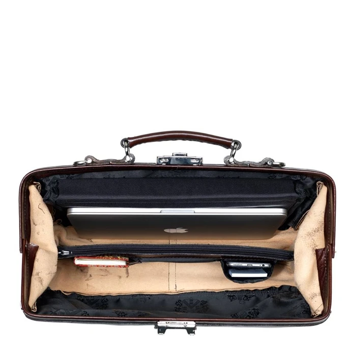 Mutsaers The Classic Aktetas 15'' Bruin Croco 5 Mutsaers The Classic Aktetas 15'' Bruin Croco - Afbeelding 5