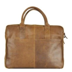 DSTRCT Limited Double Zip 15'' Laptoptas + Sleutelhanger Cognac 8 DSTRCT Limited Double Zip 15'' Laptoptas + Sleutelhanger Cognac -Ospre Koffers Winkel image 12888