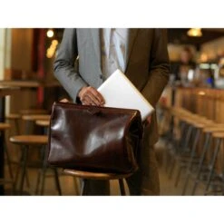 Mutsaers The Classic Aktetas 15'' Cognac 11 Mutsaers The Classic Aktetas 15'' Cognac -Ospre Koffers Winkel image 12908