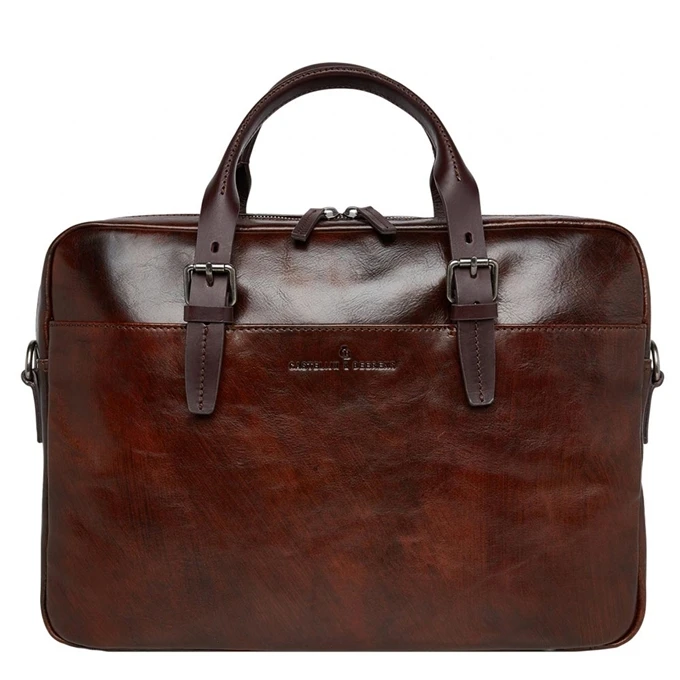 Castelijn & Beerens Rien Laptoptas 15.6'' RFID Cognac 1 Castelijn & Beerens Rien Laptoptas 15.6'' RFID Cognac