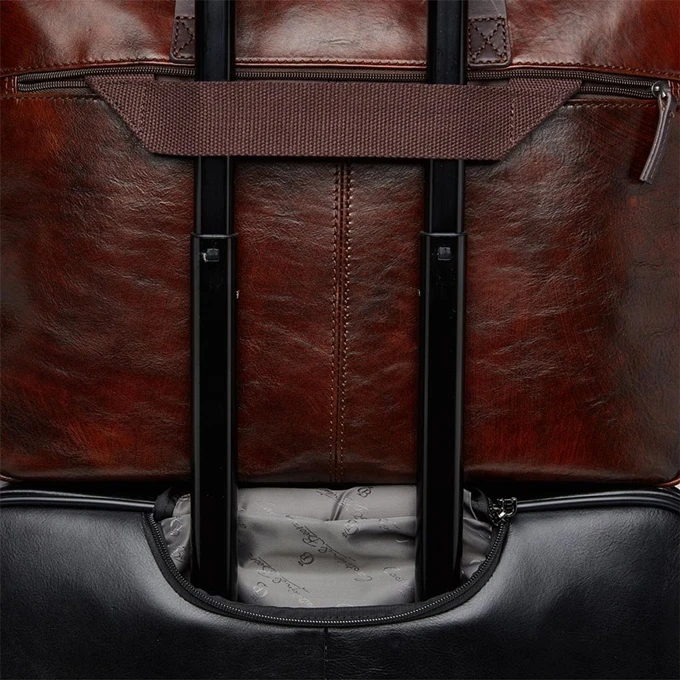 Castelijn & Beerens Rien Laptoptas 15.6'' RFID Cognac 8 Castelijn & Beerens Rien Laptoptas 15.6'' RFID Cognac - Afbeelding 8