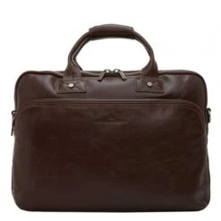 Castelijn & Beerens Firenze Business Laptoptas 15,6" 3 Vaks Mokka