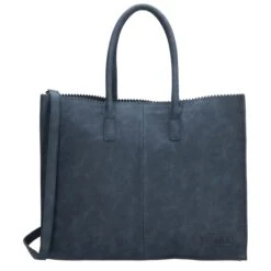 Zebra Trends Lisa XL Shopper Jeansblauw