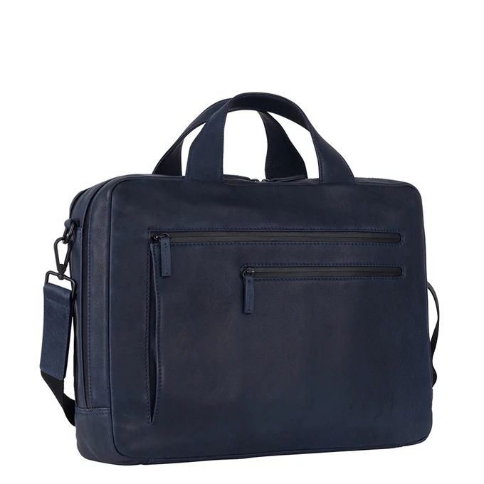Leonhard Heyden Den Haag 2 Handle Brief Case 2 Compartments Blue 1 Leonhard Heyden Den Haag 2 Handle Brief Case 2 Compartments Blue