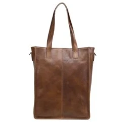 DSTRCT Raider Road Shopper Laptoptas 15,6" Leer Cognac