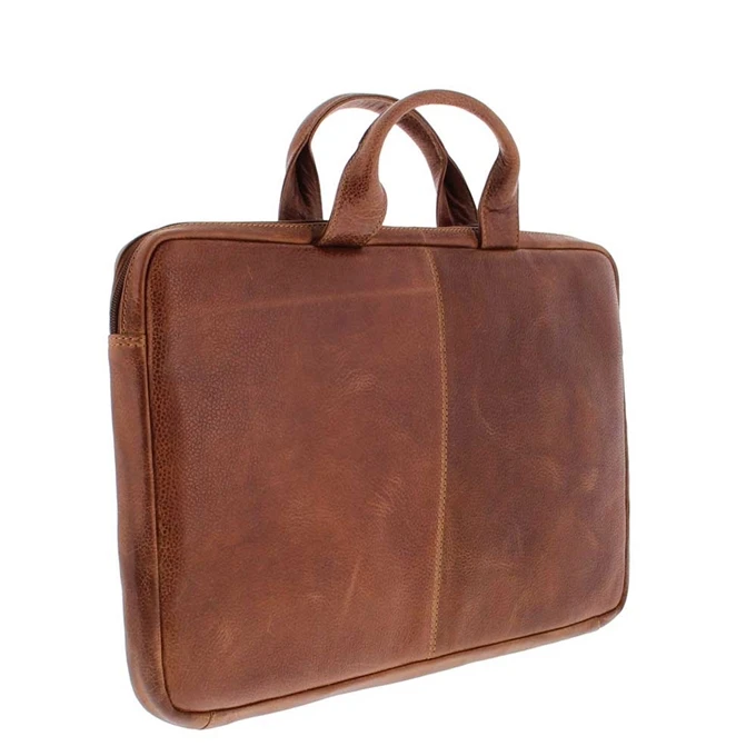 Plevier Urban Zuidas Laptop Sleeve 17.3" Cognac 4 Plevier Urban Zuidas Laptop Sleeve 17.3" Cognac - Afbeelding 4