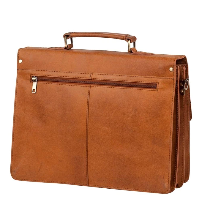 Burkely Vintage Dean Briefcase Cognac 11 Burkely Vintage Dean Briefcase Cognac - Afbeelding 11