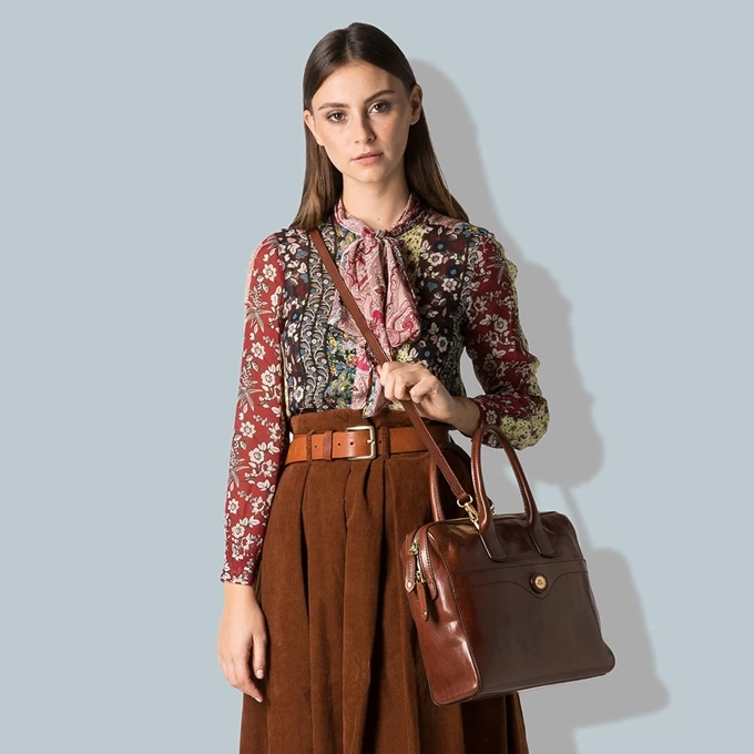 The Bridge Story Donna Briefcase Brown 2 The Bridge Story Donna Briefcase Brown - Afbeelding 2