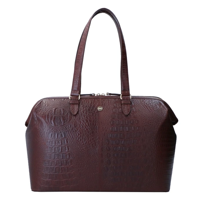 FMME. Christy 15.6 Croco Brown 1 FMME. Christy 15.6 Croco Brown