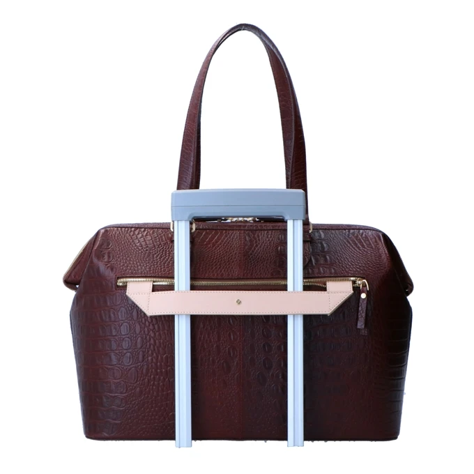 FMME. Christy 15.6 Croco Brown 5 FMME. Christy 15.6 Croco Brown - Afbeelding 5