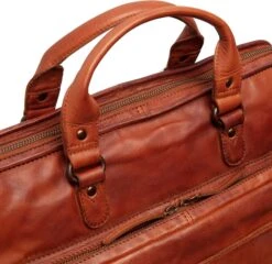 The Chesterfield Brand Richmond Laptoptas Cognac -Ospre Koffers Winkel image 14093