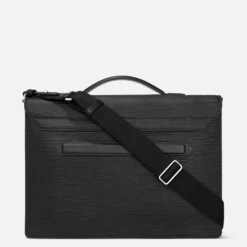 Montblanc Meisterstück 4810 Medium Briefcase Black -Ospre Koffers Winkel image 14105