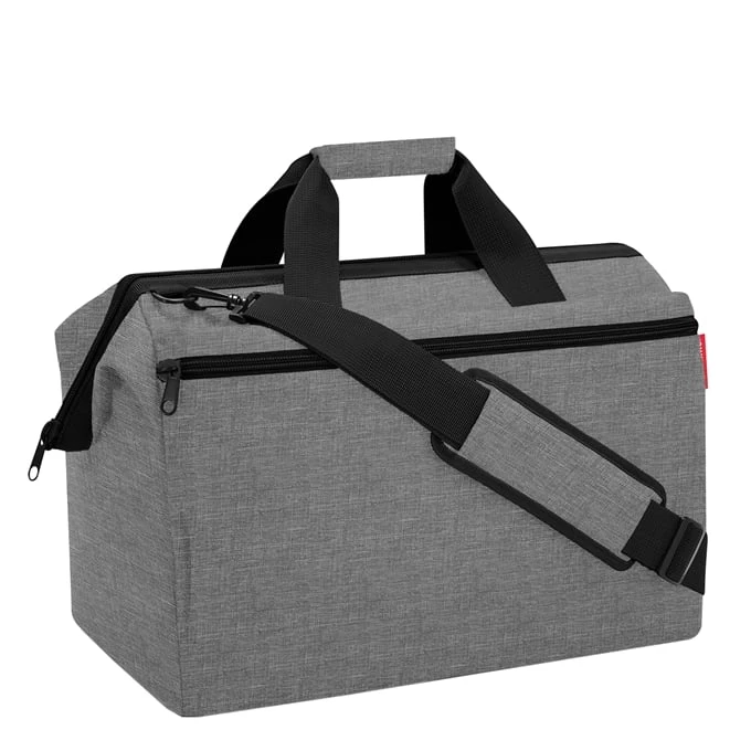 Reisenthel Travelling Allrounder L Pocket Twist Silver 1 Reisenthel Travelling Allrounder L Pocket Twist Silver