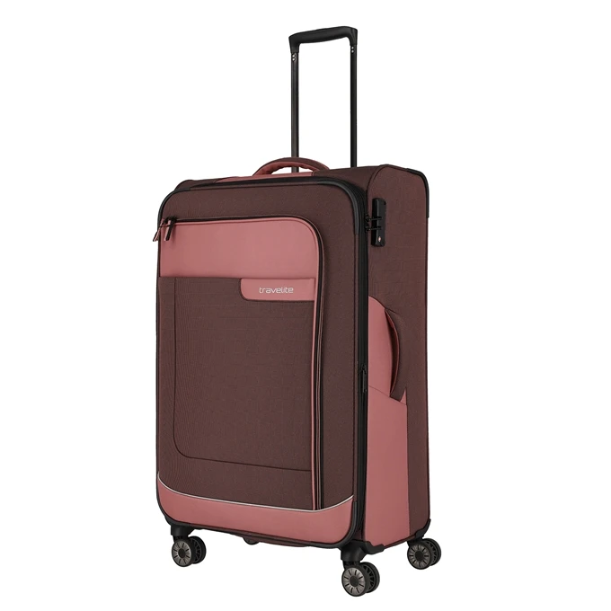 Travelite Viia 4 Wheel Trolley L Expandable Rose 6 Travelite Viia 4 Wheel Trolley L Expandable Rose - Afbeelding 6