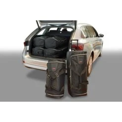 Car-Bags Skoda Octavia IV Combi (NX) 2020-heden Wagon Laadvloer Laag -Ospre Koffers Winkel image 15763