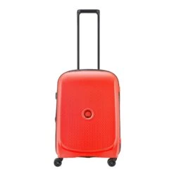 Delsey Belmont Plus 4 Wheel Cabin Trolley 55 Faded Red