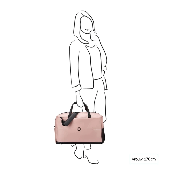 Delsey Turenne Cabin Duffle Bag Pink 2 Delsey Turenne Cabin Duffle Bag Pink - Afbeelding 2
