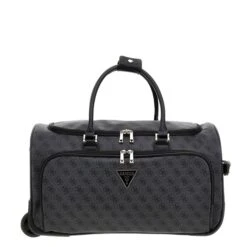 Guess Jesco Wheeled Duffel Coal