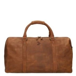 Travelbags The Base Leather Weekender Cognac