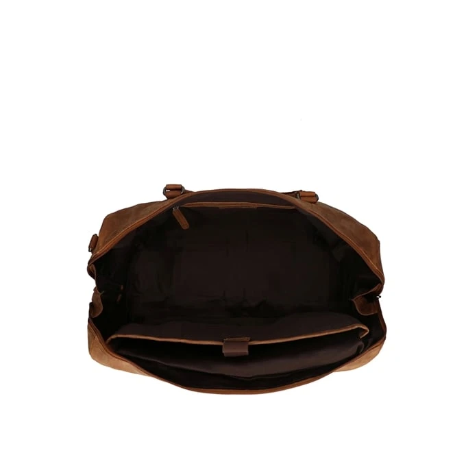 Travelbags The Base Leather Weekender Cognac 4 Travelbags The Base Leather Weekender Cognac - Afbeelding 4