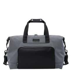 Tumi Alpha Double EXPansion Satchel Meteor Grey