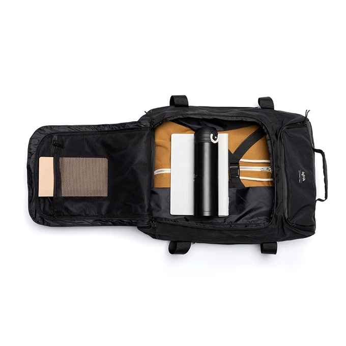 Lefrik Wanderer Duffle Vandra Black Ripstop 9 Lefrik Wanderer Duffle Vandra Black Ripstop - Afbeelding 9