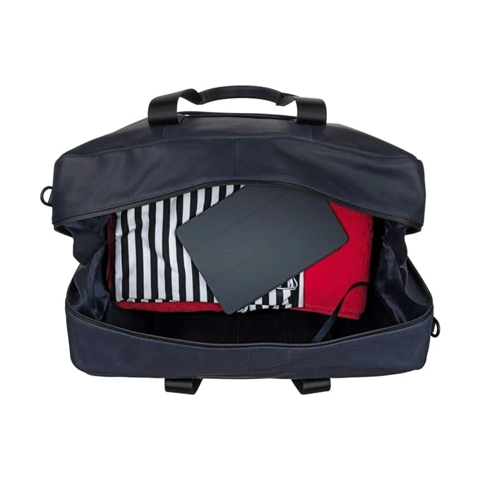 Leonhard Heyden Den Haag Travelbag Blue 3 Leonhard Heyden Den Haag Travelbag Blue - Afbeelding 3