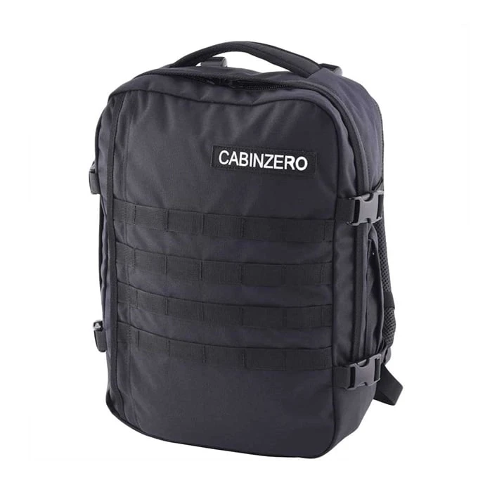 CabinZero Military 28L Lightweight Cabin Bag Absolute Black 6 CabinZero Military 28L Lightweight Cabin Bag Absolute Black - Afbeelding 6