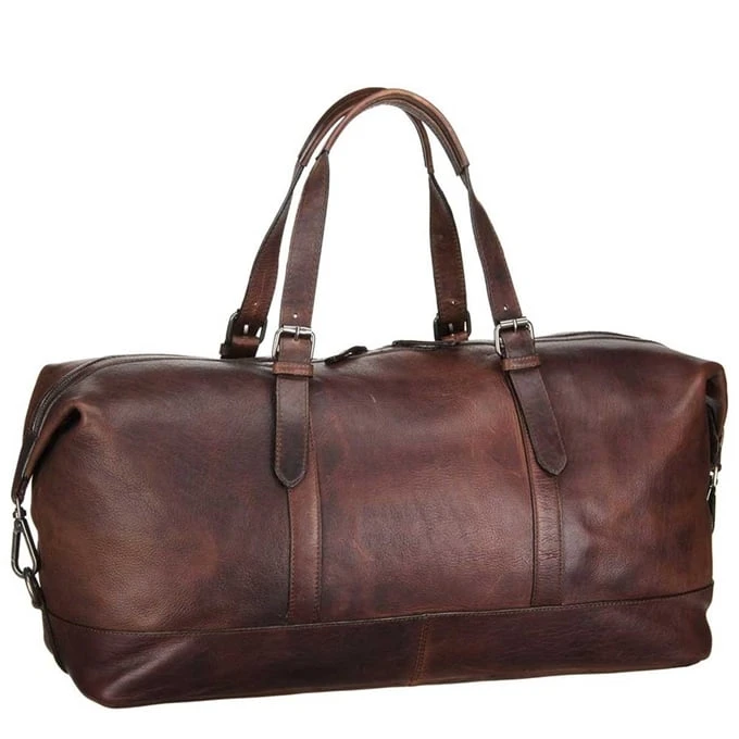 Leonhard Heyden Roma Travel Bag Dark Brown 1 Leonhard Heyden Roma Travel Bag Dark Brown