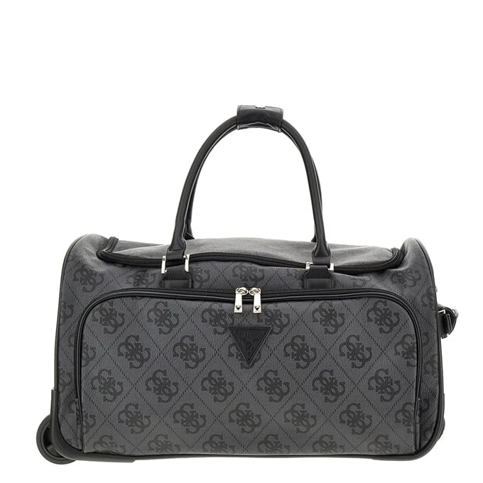 Guess Berta Wheeled Duffel Coal Logo 1 Guess Berta Wheeled Duffel Coal Logo