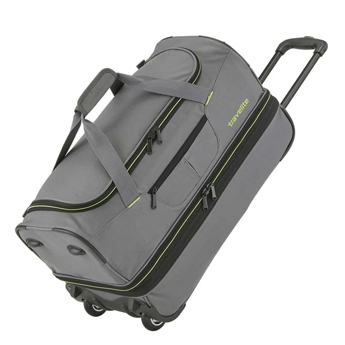 Travelite Basics Wheeled Duffle 70 Expandable Grey 8 Travelite Basics Wheeled Duffle 70 Expandable Grey - Afbeelding 8