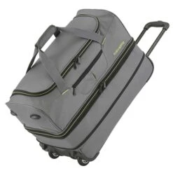 Travelite Basics Wheeled Duffle 70 Expandable Grey 27 Travelite Basics Wheeled Duffle 70 Expandable Grey -Ospre Koffers Winkel image 20415