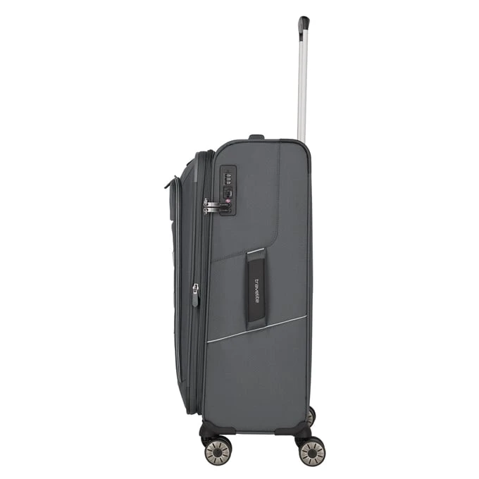 Travelite Skaii 4 Wheel Trolley M Expandable Anthracite 4 Travelite Skaii 4 Wheel Trolley M Expandable Anthracite - Afbeelding 4