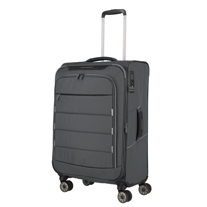 Travelite Skaii 4 Wheel Trolley M Expandable Anthracite 6 Travelite Skaii 4 Wheel Trolley M Expandable Anthracite - Afbeelding 6