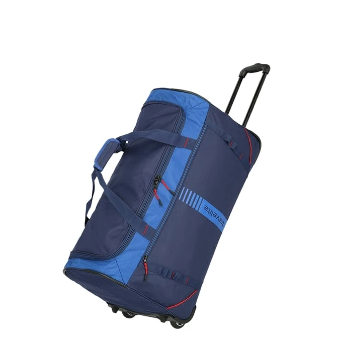 Travelite Basics Wheeled Duffle Active Navy 1 Travelite Basics Wheeled Duffle Active Navy