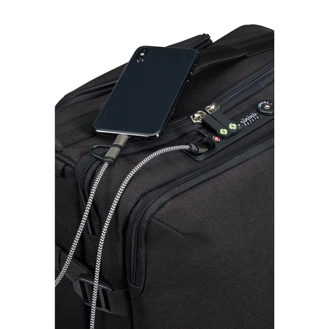 Samsonite Securipak Duffle/Wheels 55 Black Steel 7 Samsonite Securipak Duffle/Wheels 55 Black Steel - Afbeelding 7