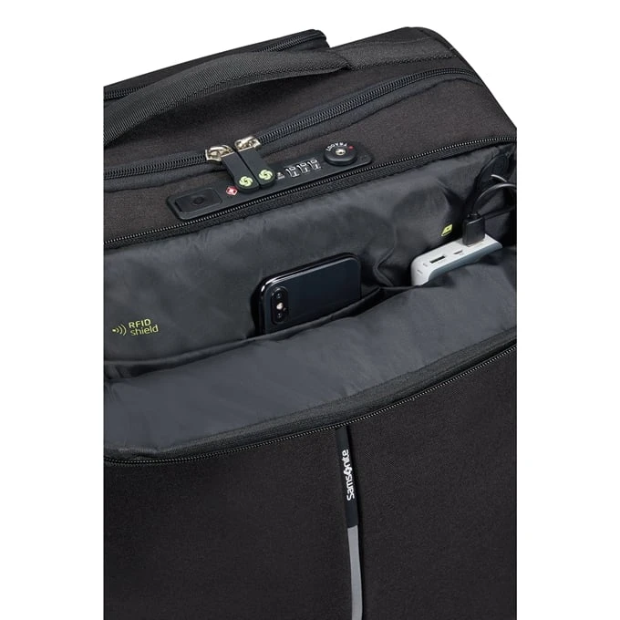 Samsonite Securipak Duffle/Wheels 55 Black Steel 8 Samsonite Securipak Duffle/Wheels 55 Black Steel - Afbeelding 8