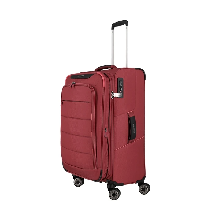 Travelite Skaii 4 Wheel Trolley M Expandable Red 7 Travelite Skaii 4 Wheel Trolley M Expandable Red - Afbeelding 7