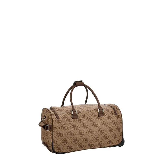 Guess Berta Wheeled Duffel Latte Logo/brown 2 Guess Berta Wheeled Duffel Latte Logo/brown - Afbeelding 2