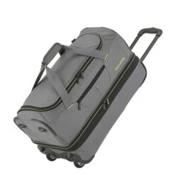 Travelite Basics Wheeled Duffle 55 Expandable Grey -Ospre Koffers Winkel image 21562