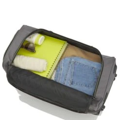 Travelite Basics Wheeled Duffle 55 Expandable Grey -Ospre Koffers Winkel image 21565