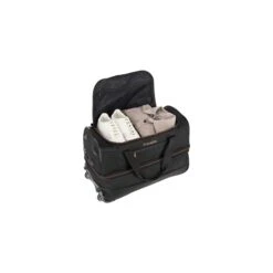 Travelite Basics Wheeled Duffle 55 Expandable Black 19 Travelite Basics Wheeled Duffle 55 Expandable Black -Ospre Koffers Winkel image 21575