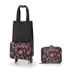 Reisenthel Shopping Foldable Trolley Paisley Black 5 Reisenthel Shopping Foldable Trolley Paisley Black -Ospre Koffers Winkel image 21678
